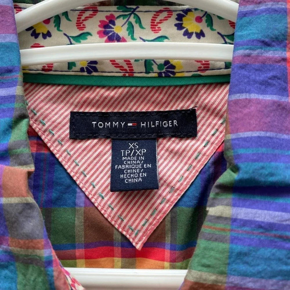 Tommy Hilfiger - Plaid Button Down Shirt Dress - Picture 4 of 9